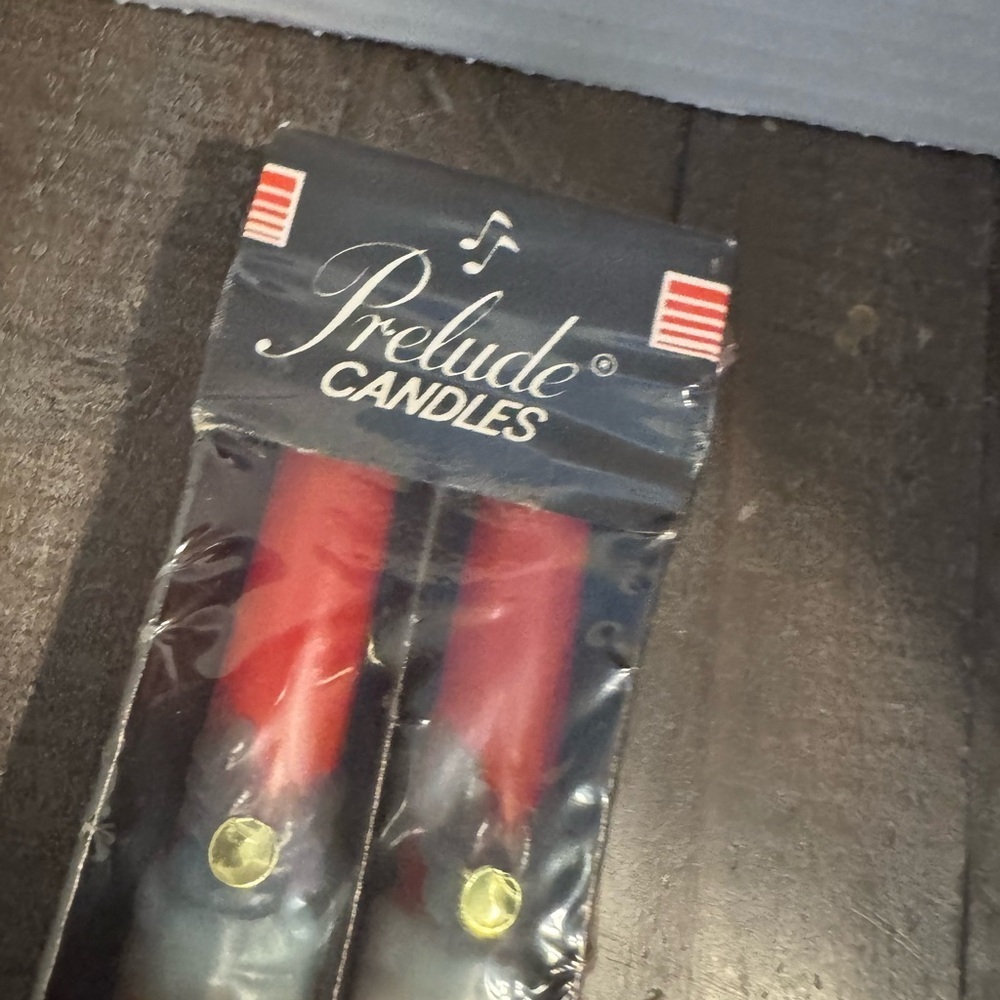 Vintage Prelude Candles Tapered 10" Whimsical Santa Candles - Picture 6 of 6